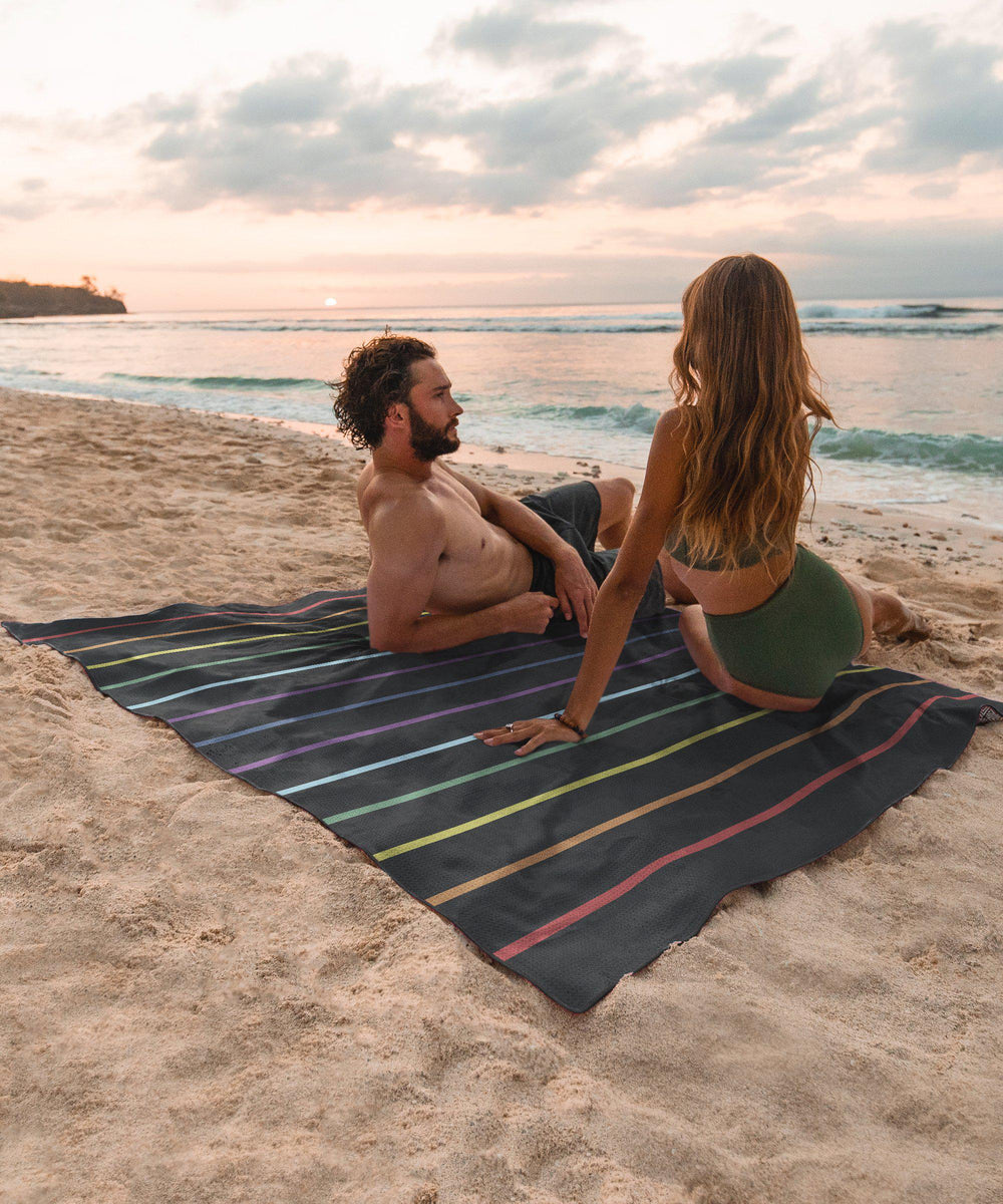 Rainbow Road - Towel for Two-Beach-Towel-Tesalate