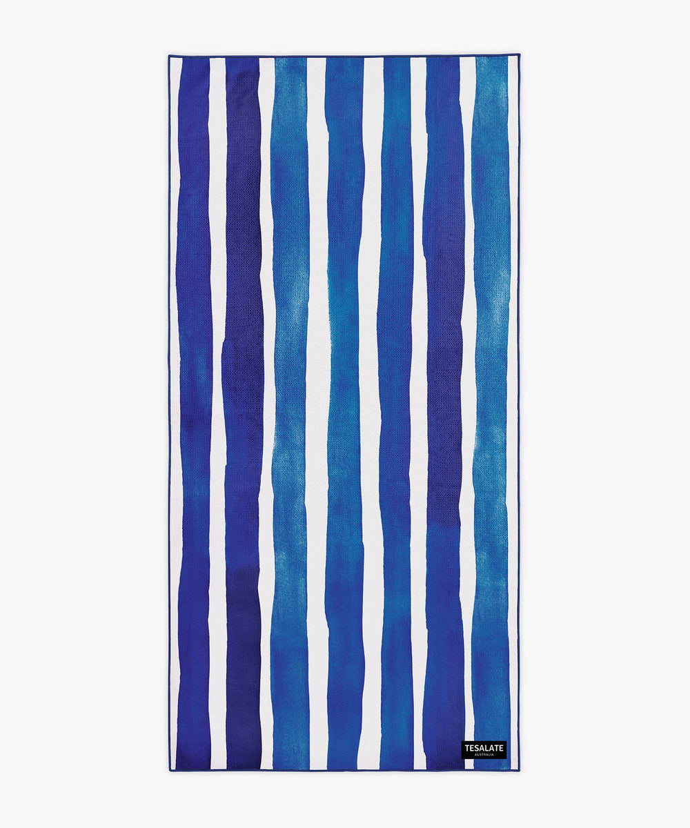 Bora Bora - Navy-Beach-Towel
